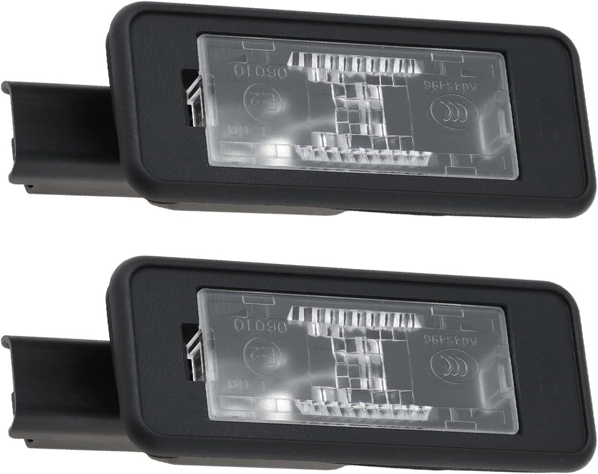 SnelShoppen - 2Pcs Nummerplaat Lampen 6340G3 Achterverlichting voor Peugeot 208 2008-2024, 308 2007-2024, 3008 2009-2024, 508 2010-2024, 5008 2009-202