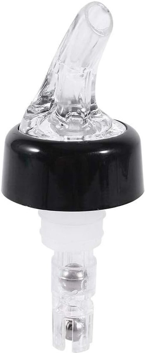 SnelShoppen - 5-delige Fles Gietstopper Set, 40ml Plastic Gietmond voor Dranken, Universele Gietstopper voor Wijn, Genever, Cocktails, Feest, Keuken,