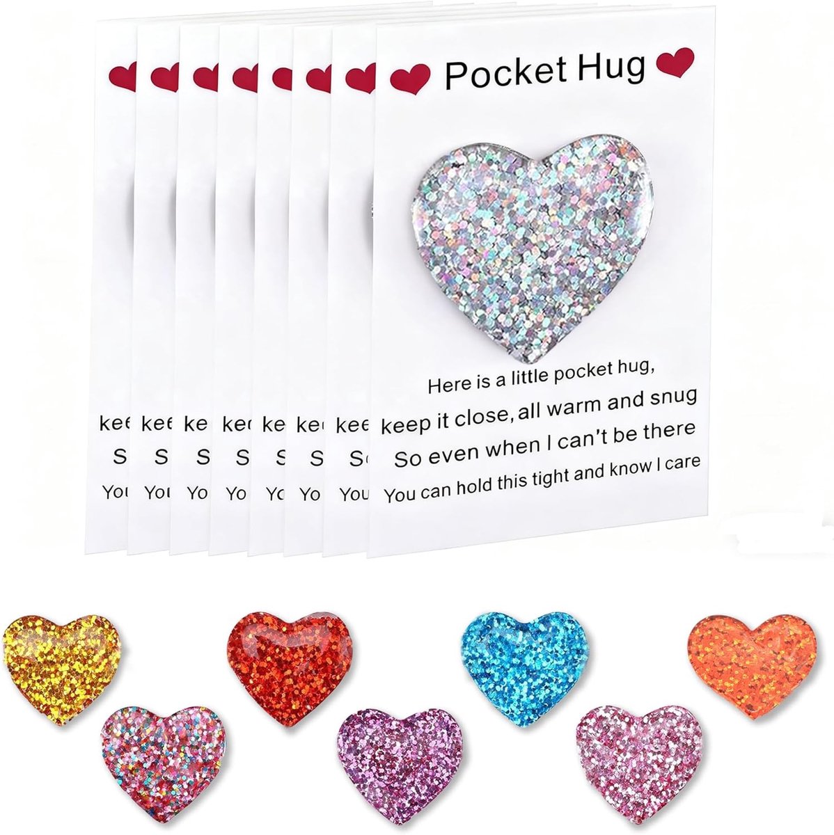 Omarmingstas 8 stuks - Hartvormige decoratie - Hoogwaardig papier - Perfect voor aandenken - ShopVlot