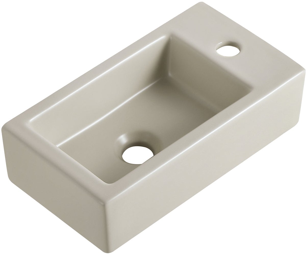 Rhea M fontein rechts 40 x 22 x 11 cm keramiek beige