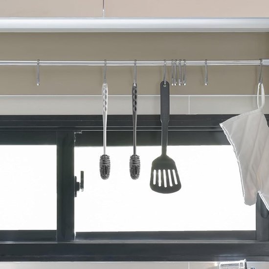 Set van 2 Flessenborstels met Lange Handgreep voor het Reinigen van Babyflessen, Glazen en Smalle Vaten - Ideaal voor Keuken en Restaurant — afbeelding 2