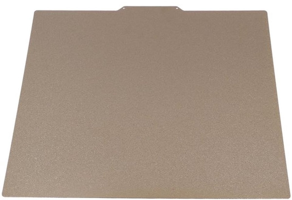 Printbed Dubbelzijdig 350 x 350 mm - Flexibele Constructieplaat - PEI-Coating - Slijtvast/Krasbestendig - Hoge Hittetolerantie tot 260 ℃ - Vervormingsbestendig - 3D Printplaat