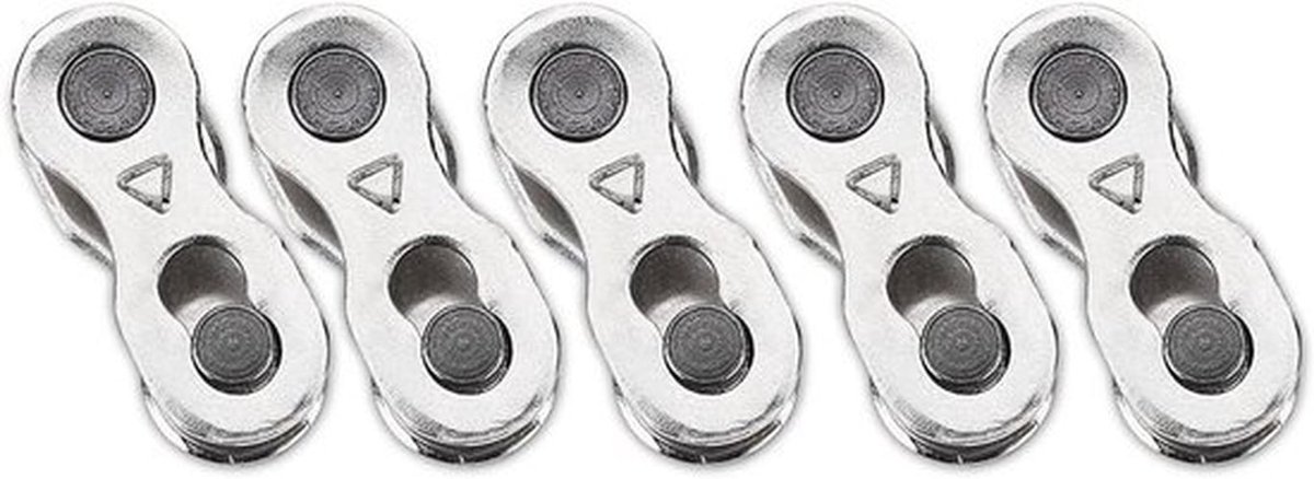 Duurzame 10-Speed Fietsketting Schakels - 5 Paar Snelle Ontgrendel Verbindingen voor 8/9/10 Versnellingen, Geschikt voor Fietsen en Mountainbikes