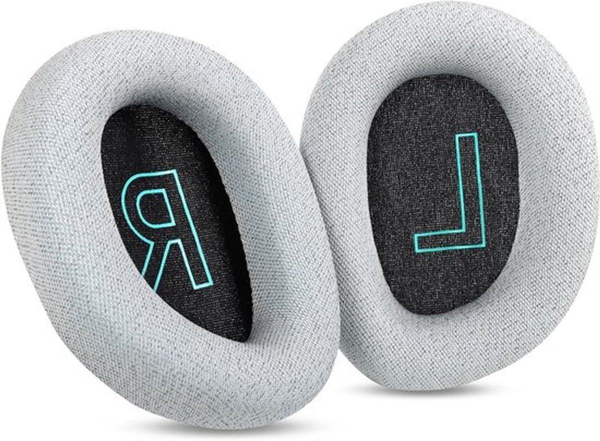 Vervangende Oorkussens voor Gaming Headsets, Ademend Linnen Design voor Verbeterd Comfort - Wit
