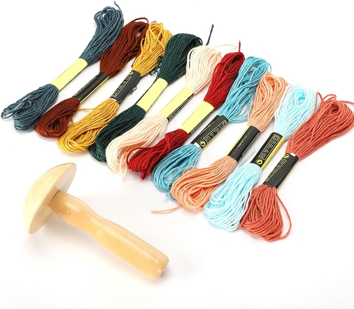 Houten Stoppen Set - Naaiset Reparatie Tool - Kleding Repareren - Glad Duurzaam Hout