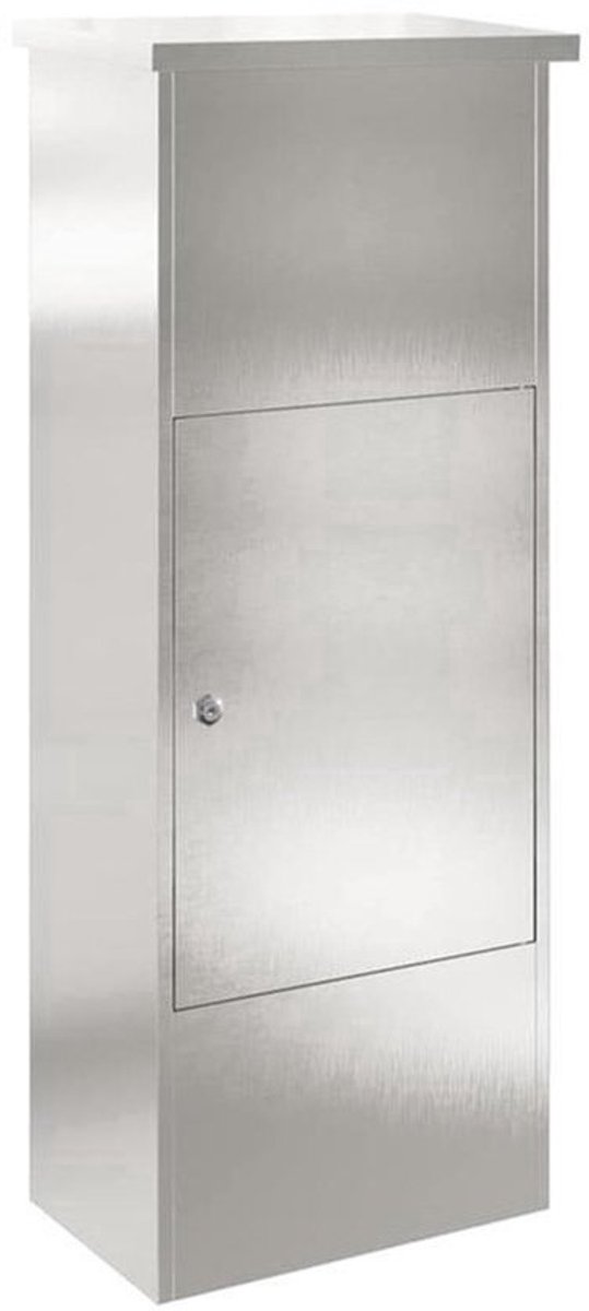 Pakketkluis – Pakketbox – Pakketbrievenbus – Pakketcontainer – Bezorgbox – Roestvrij Staal – Extra Groot 44,5x29x110,5 cm – Veilig Slot & Postgleuf
