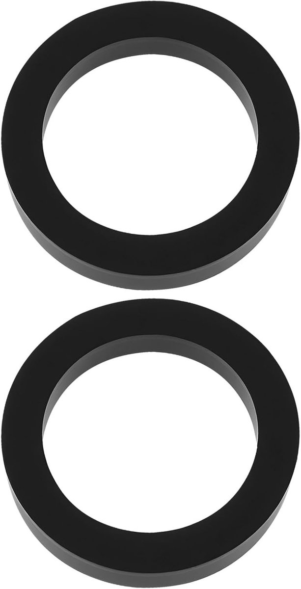 SnelShoppen - 2 Stuks VCR Rubber Idler Wiel Koppeling Wiel 17.4mm OD 12.6mm ID Voor Videorecorder Reparatie Afspeelapparatuur