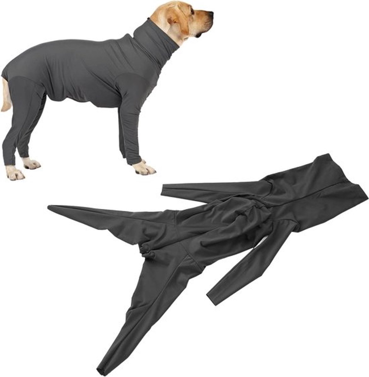 Comfortabele hondenpyjama voor middelgrote honden, volledige dekking jumpsuit, ideaal voor Rottweilers, Dobermans en Labradors (XXL)