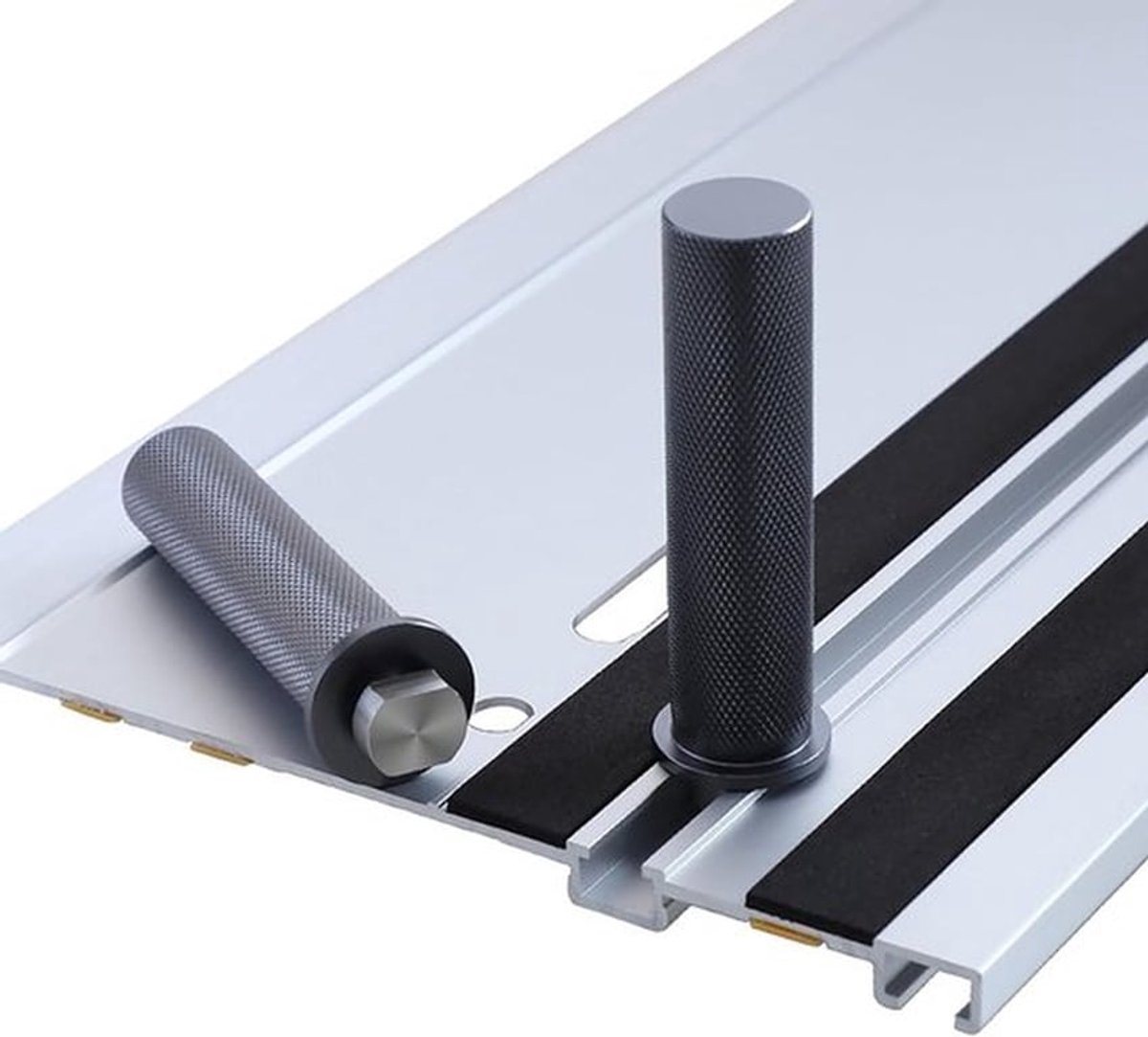 Set van 2 Aluminium Bench Dogs van 20mm voor Houtbewerking, Werkbank Stops en Gidsrail voor DIY Projecten