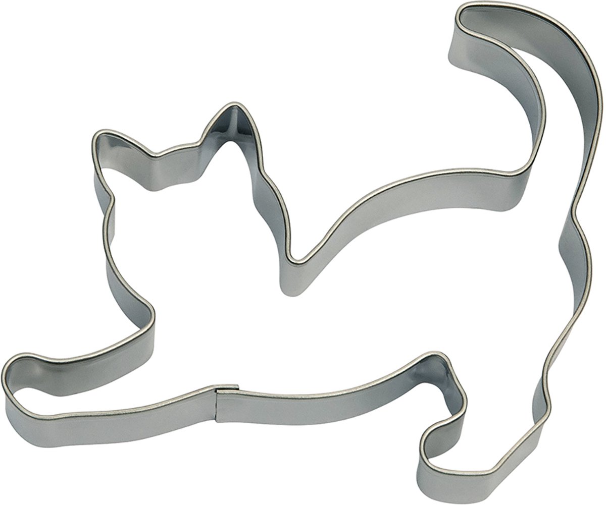 BrandNewCake Uitsteekvorm Kat RVS 7cm