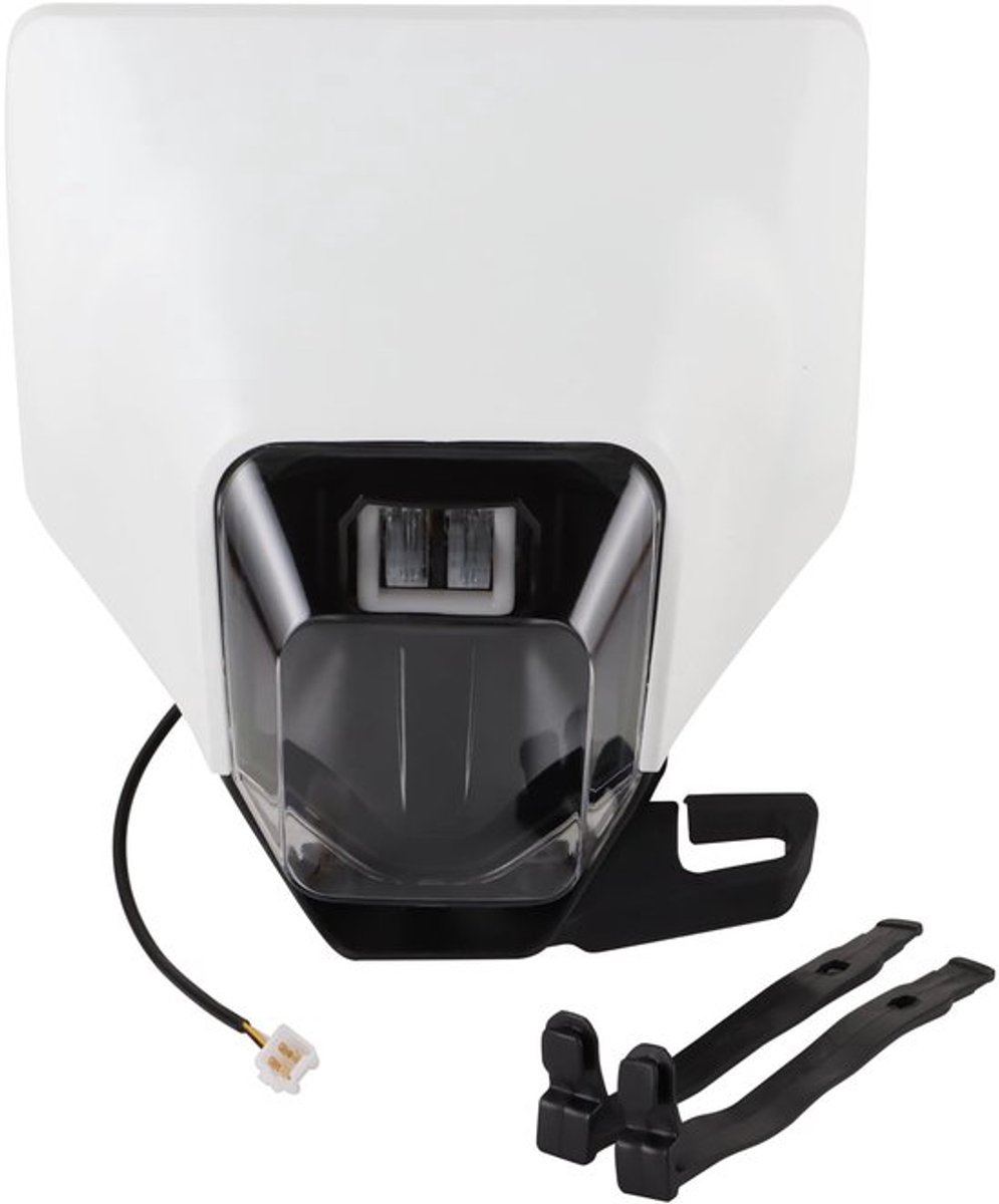 Motorfiets koplampen - Vervangingslamp - 12V 15W - Geschikt voor scooter pocket off-road fiets - Hoogwaardig materiaal - Transparante...
