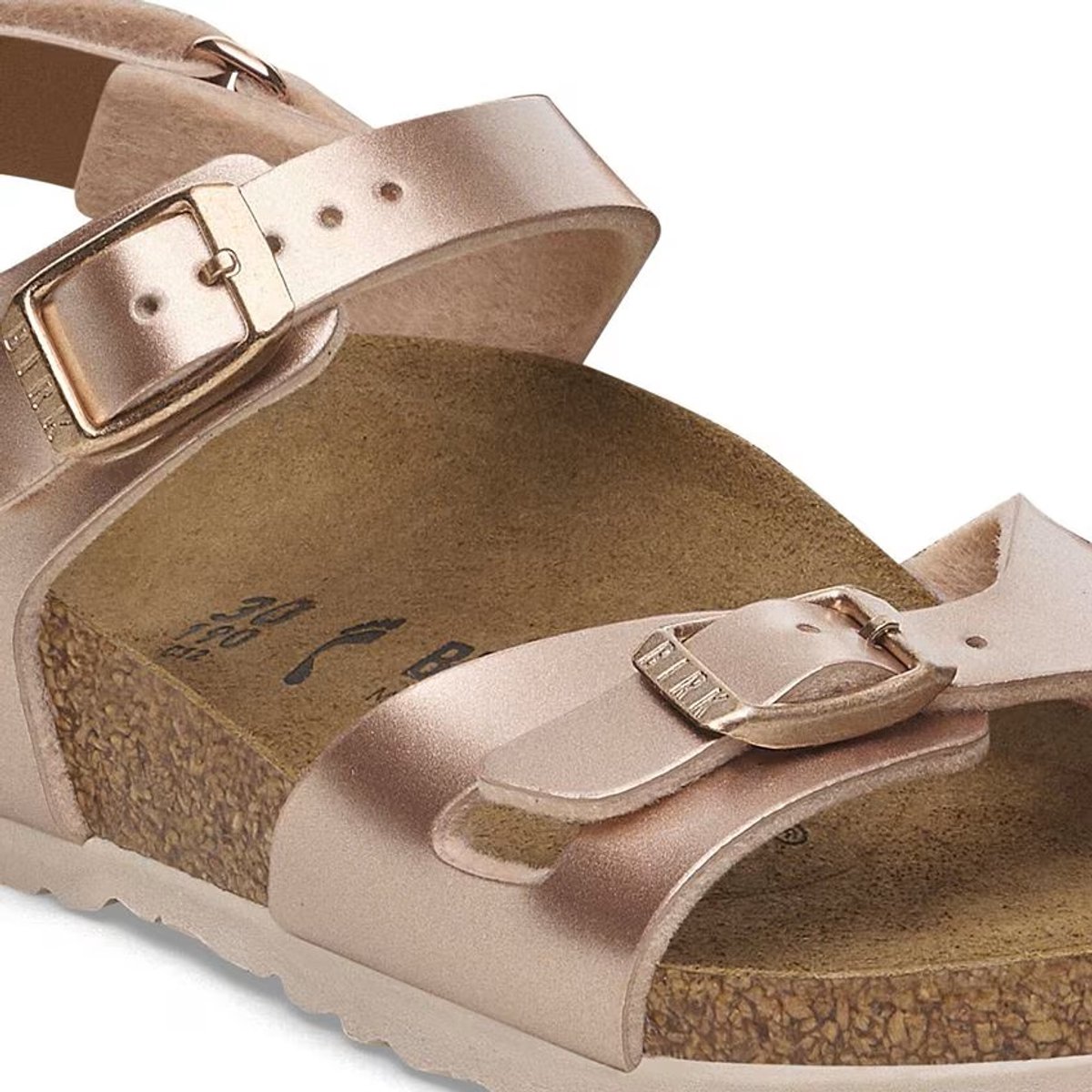 Birkenstock Sandaal Rio AS Kids 1029535 Electric Metallic Copper Smal Goud