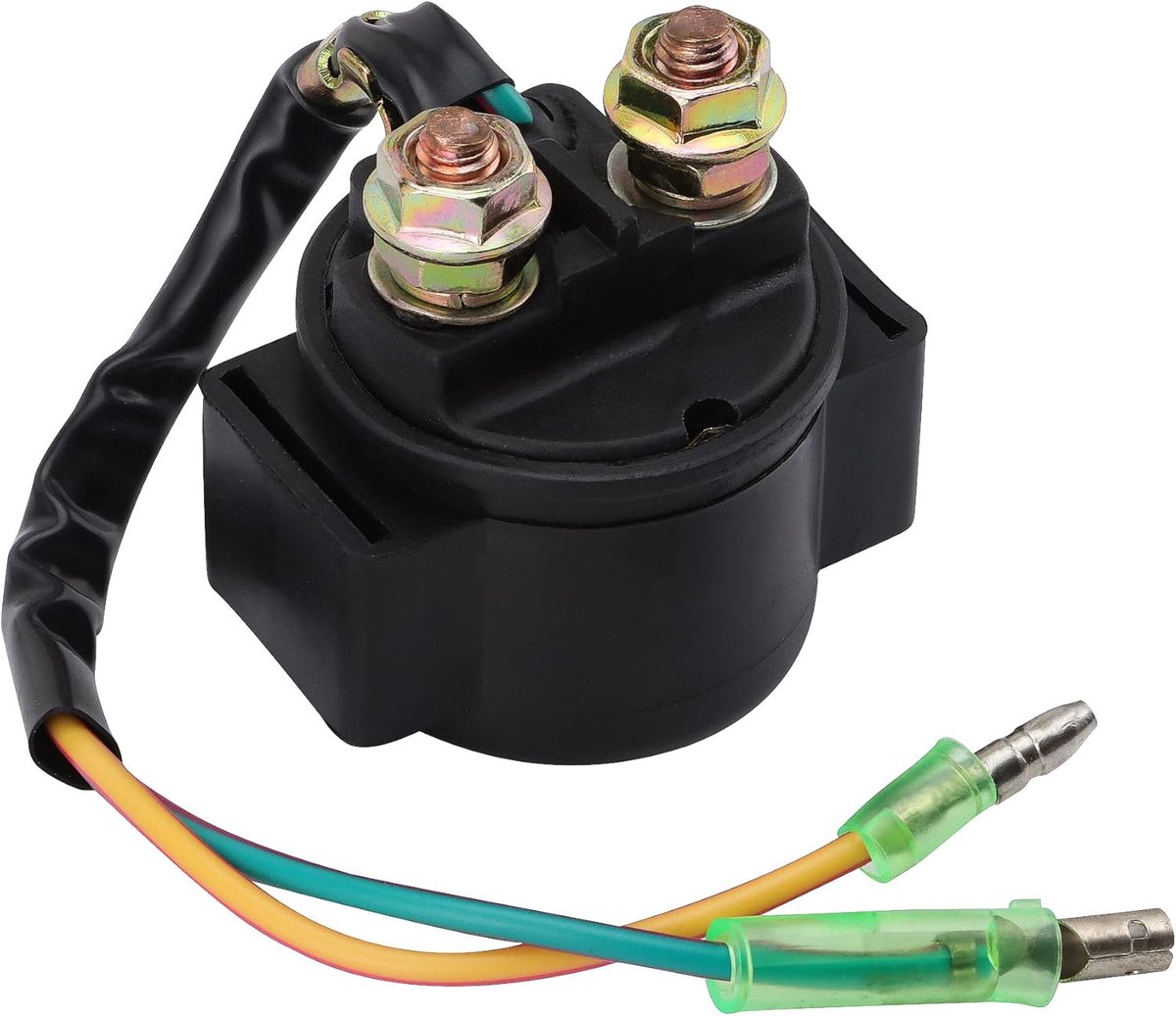 SnelShoppen - Relay Start Solenoid Zonder Deksel Vervanging Voor Motorfiets ATV Scooter Snowmobile - Eenvoudige Plug-In Installatie