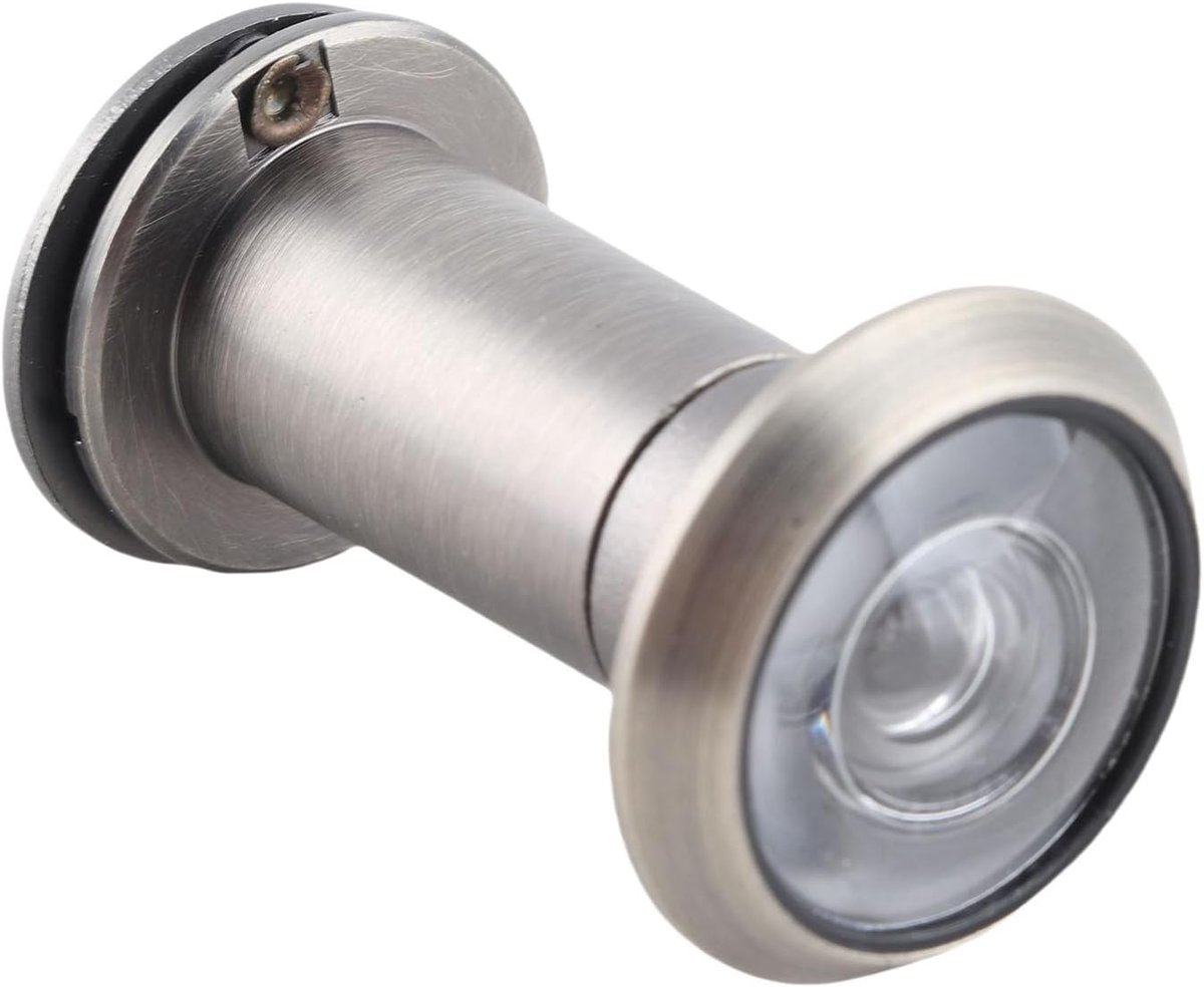 SnelShoppen - Deur Viewer Beveiliging Peek Peephole Optisch Glas 200 Graden Brede Hoek met Privacy Deksel Groen Brons