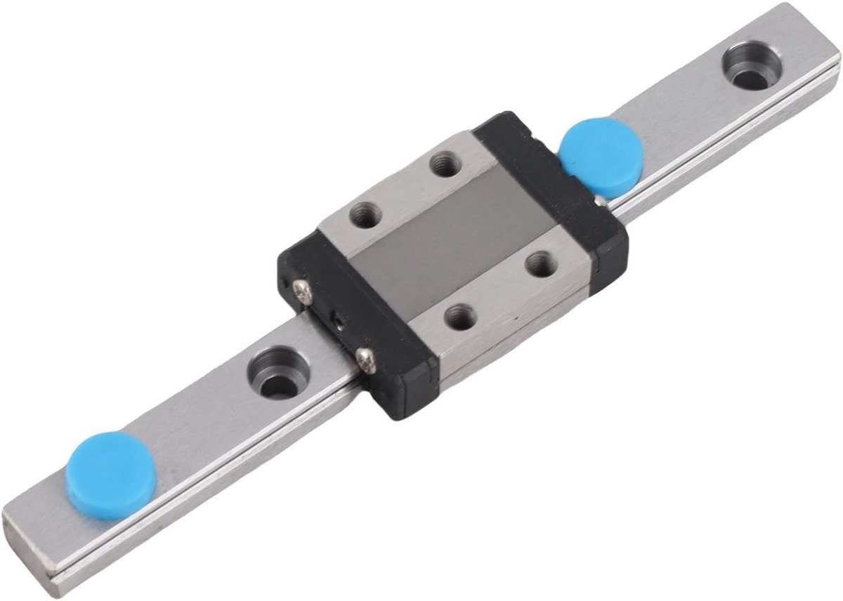 SnelShoppen - Miniatuur LML9B Lineaire Gidsrail 9 mm met Glijblok - Hoogwaardige Stalen Constructie, Precisie, Meerdere Lengtes, Voor Diverse Toepassi