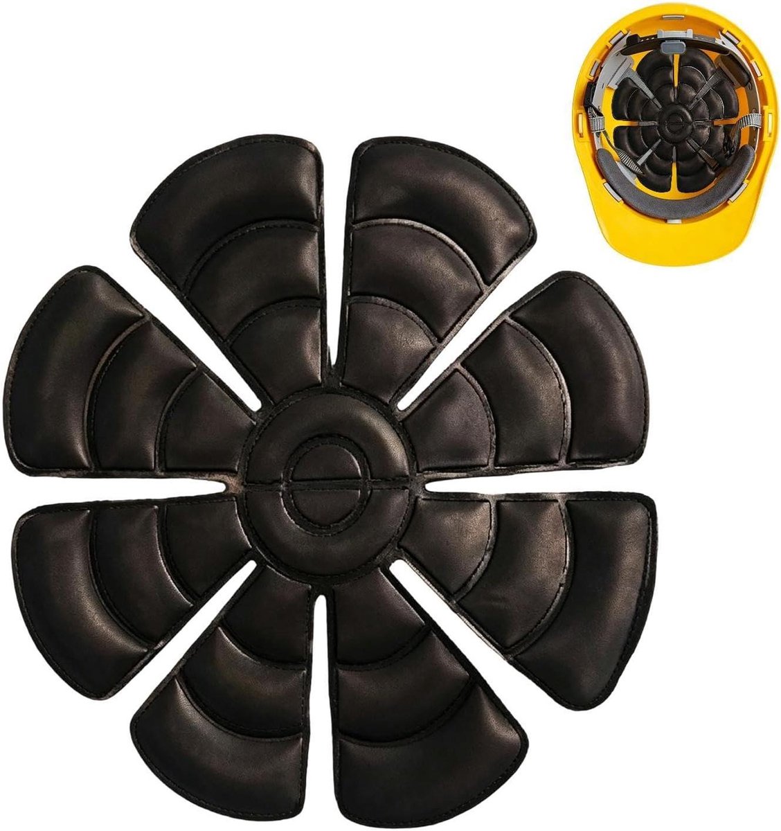 IJspak voor Helm - Koelpad Verkoelend - Buitenwerk Koelen - Herbruikbaar Gel Element - 25x25 cm - Wit