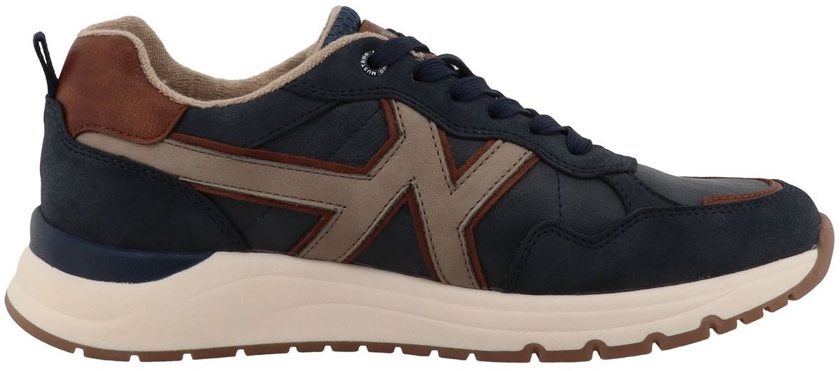 Mustang 26M0291006 herensneaker blauw/bruin