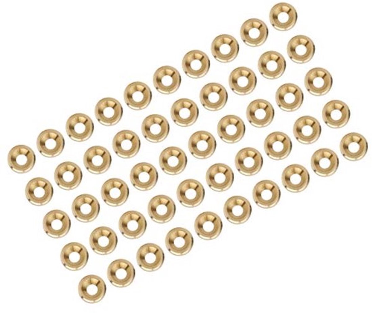 50Pcs Verzonken Afwerking Cup Wasmachines, Zuiver Koper Verzonken Schroef Wasmachine, CNC Platte Hoofd Pakking, Schroef Wasmachine (M6), Pakking Behoudende Ring