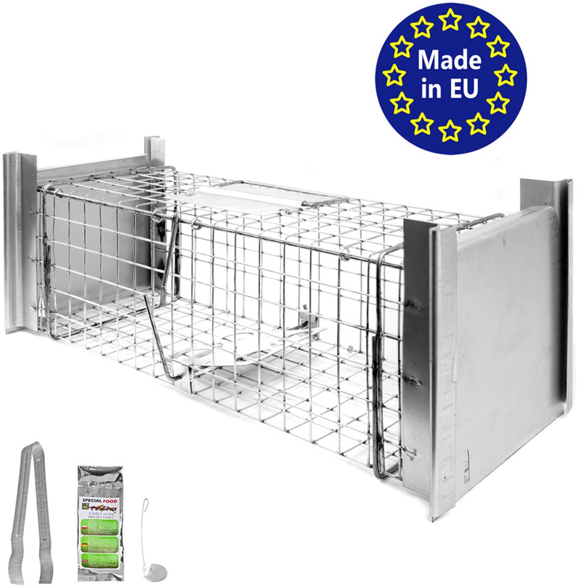 Live Trap Marter Rat Trap Live Wezel Tuin Konijnenverdediging Verplaatsingsval Huisaccessoires Rat Repel Zolder 50 x 17 x 17 Stabiele Petigi