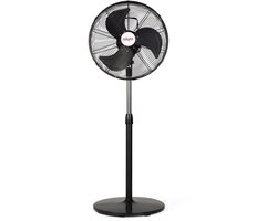 Staande ventilator ø45cm 45W met afstandsbediening zwart