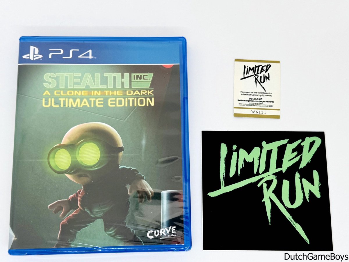 Playstation 4 / PS4 - Limited Run - Stealth Inc. - A Clone In The Dark - Ultimate Edition - New & Sealed