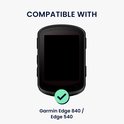 Zwart fietscomputer hoesje, compatibel met Garmin Edge 840 / Edge 540.