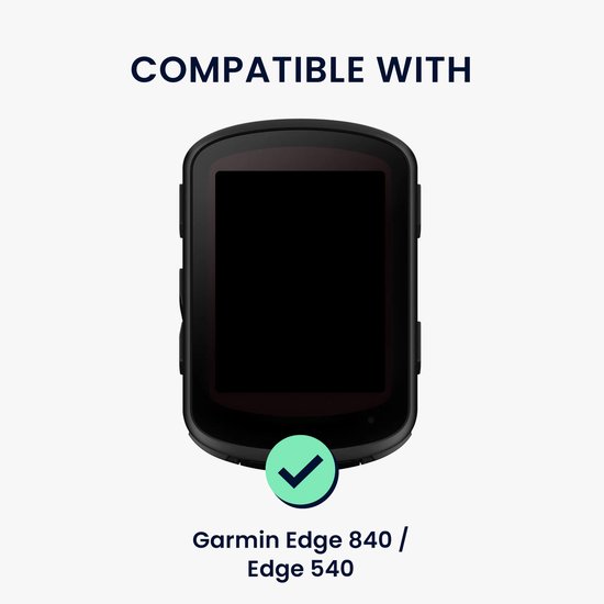 Zwart fietscomputer hoesje, compatibel met Garmin Edge 840 / Edge 540.