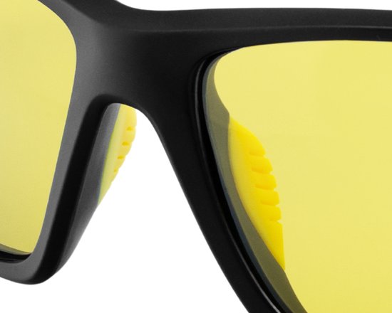 Polariserende Yellow Vis Zonnebril Gele Lenzen Hoog Contrast Visbril Vis Bril Schemering Bewolkt — afbeelding 3