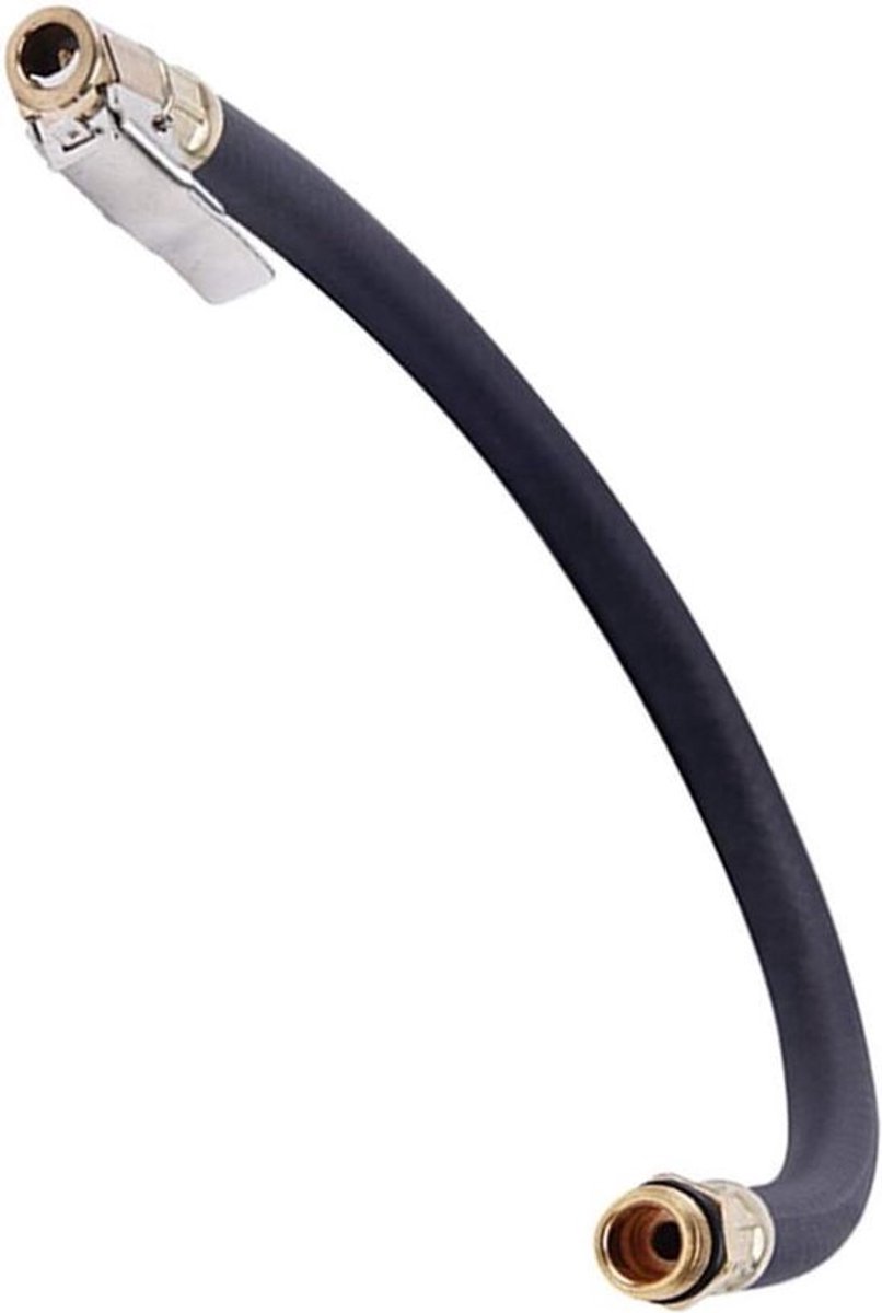 13 MM Externe Draad Auto Band Inflator Slang Klep Extension met Vergrendeling Lucht Chuck - 1 STKS