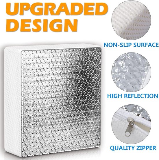 Zoldertrap Lsolatiehoes - Lsolatiehoes Voor Zolderdeur - Zolderdeur Lsolatie Dakluik Lsolatie - 36 x 36 x 7 cm - Isolator en Dakraamafdekkingen - Deurladder En Oprolbare Tent Met Rits — afbeelding 4