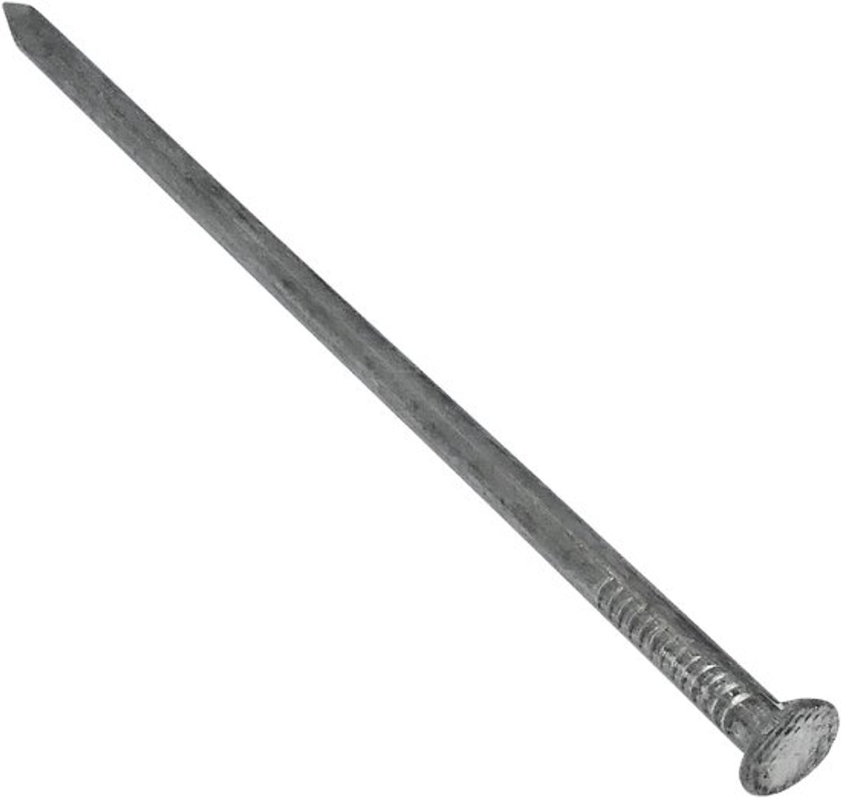 Set van 10 - platte spijkers - Ã˜7x210mm - gemaakt van koolstofstaal - voor houtbevestiging - DIN 1151