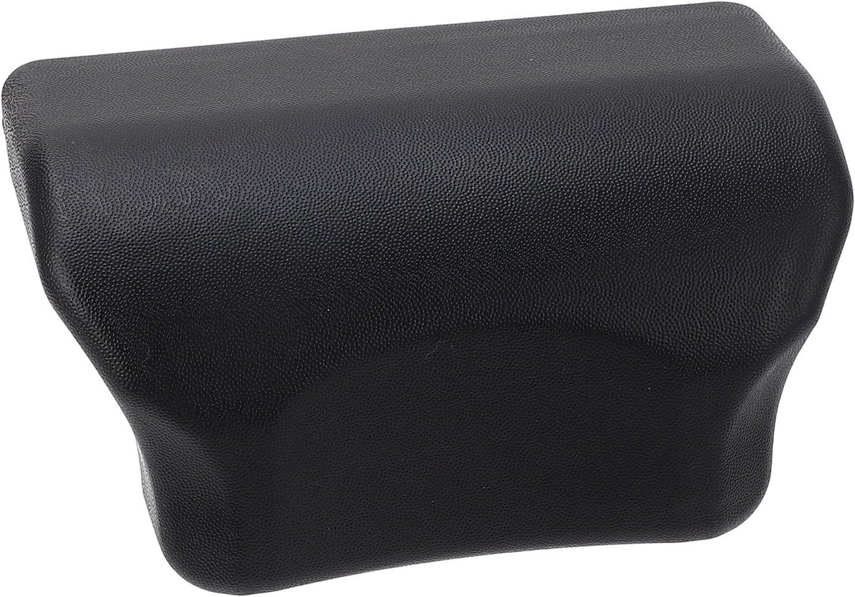 Comfortabele Motorfiets Passagierszitkussen met Zelfklevende Rugsteun voor Ontspannen Zitten - PU Materiaal, Zwart, Ideaal voor Lange Rit en Extra Comfort