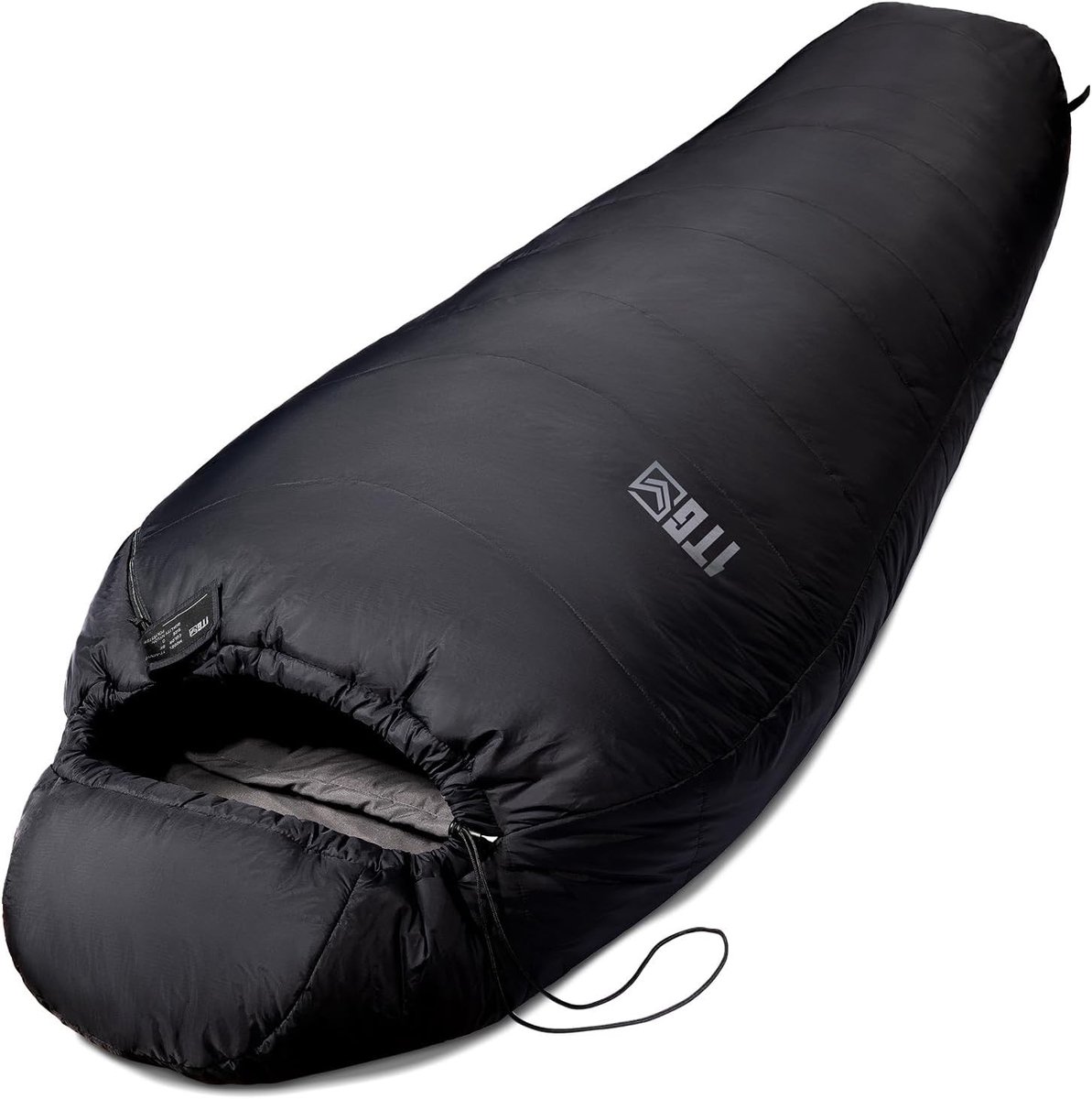 Ademende zomerslaapzak voor volwassenen tot 185 cm, compact en lichtgewicht, ideaal voor kamperen, wandelen en festivals, comfort tot 6 °C