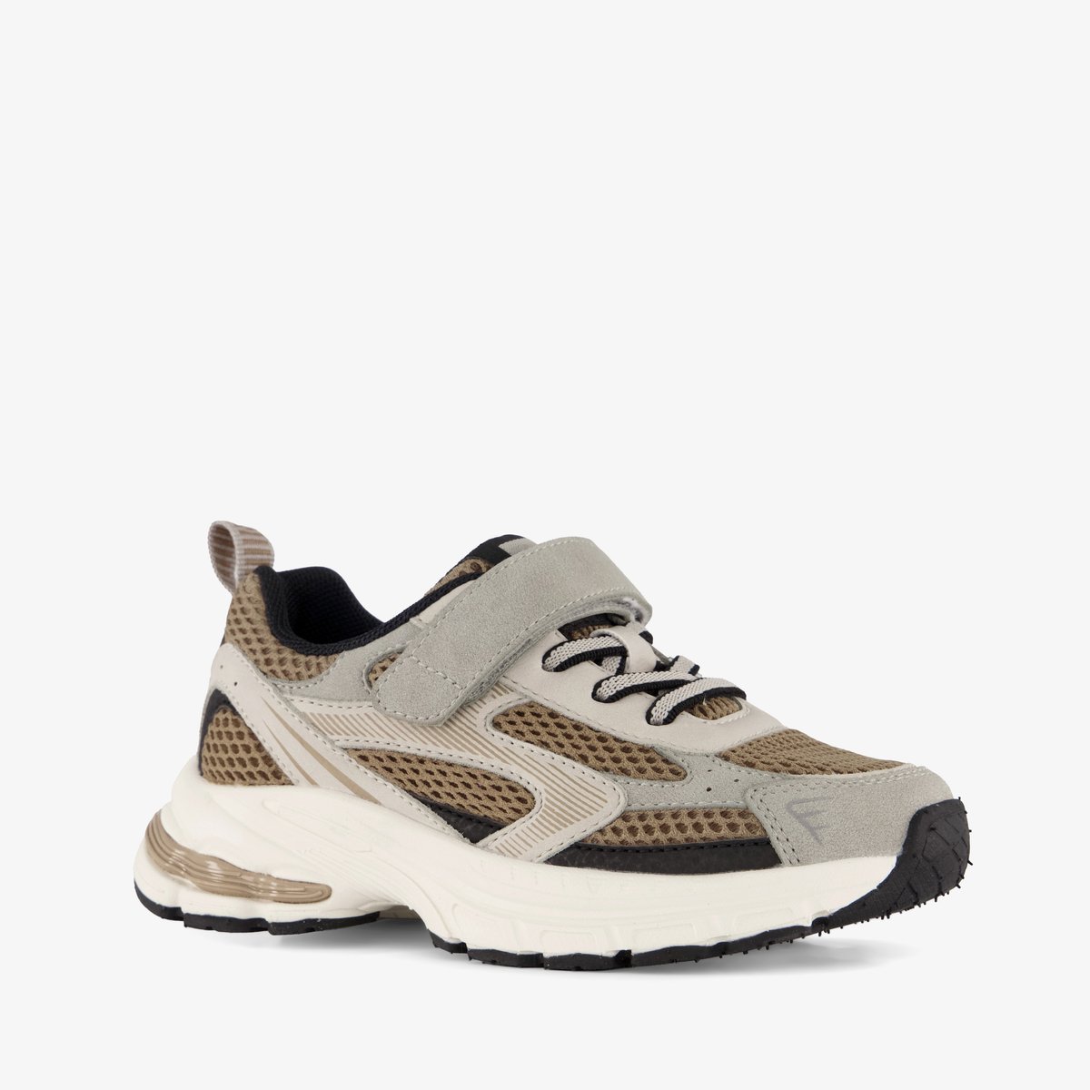 Blue Box jongens sneakers bruin grijs - Maat 28 - Uitneembare zool