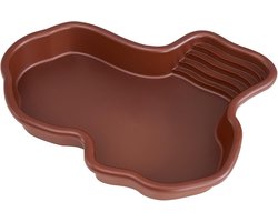 Waterbak voor Schildpadden, Ideaal voor Zonnebaden en als Accessoire voor Reptielen zoals Slangen en Hagedissen, 32.4 x 26.3 cm