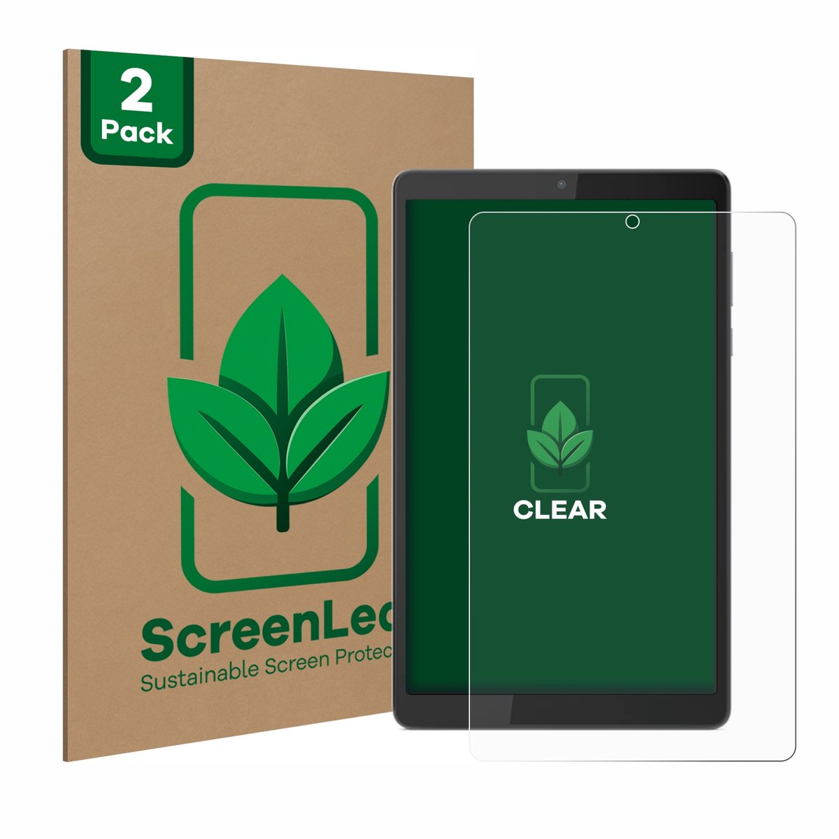 ScreenLeaf - Screenprotector voor Lenovo Tab M8 (4. Gen.) - Duurzame schermbescherming Folie Beschermfolie transparant 2 Stuks