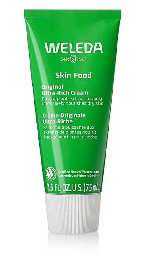 WELEDA Skin Food - Intensief Voedende Crème - Voor Gezicht En Lichaam - Voedt Alle Plekjes Die Ruw En Droog Zijn - Vermindert Trekkerig Gevoel Bij Droge Huid - 100% Natuurlijke Ingrediënten - 75ml