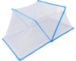 - Klamboe tent - Insectenwerend - Opvouwbaar - Ventilatie - Slaapkamer - Outdoor gebruik - Thuis - Reizen - Kamperen - Zomer - Blauw - Geschikt voor diverse modellen
