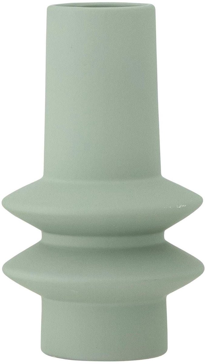 Bloomingville Vaas aardewerk groen Isold 22cm