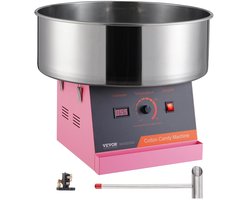 Maison - Nordique - Suikerspin machine - Suikerspinmachines - RVS - Instelbaar - Makkelijk in gebruik - Met opberg la - Roze