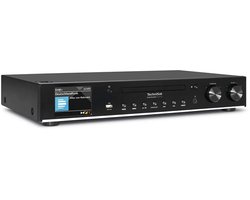 TechniSat DIGITRADIO 143 CD (V3) - HiFi-tuner, internetradio (DAB+, FM, Wi-Fi audio-streaming functie, Bluetooth, Spotify Connect, CD-speler, app-bediening, afstandsbediening