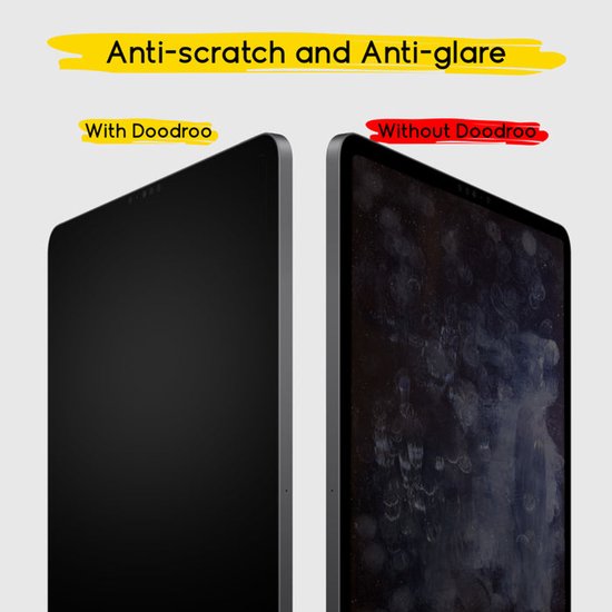 Doodroo Screenprotector Onyx Boox Go 7 series (Go 7, Go color 7, Go Color 7 Gen II) - 2 stuks - Voor het échte papieren schrijf-gevoel van Merkloos — afbeelding 2