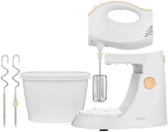 Krachtige Handmixer met Draaibouwl 500W - Inclusief Gardes en Deeghaken van Tristar — afbeelding 4