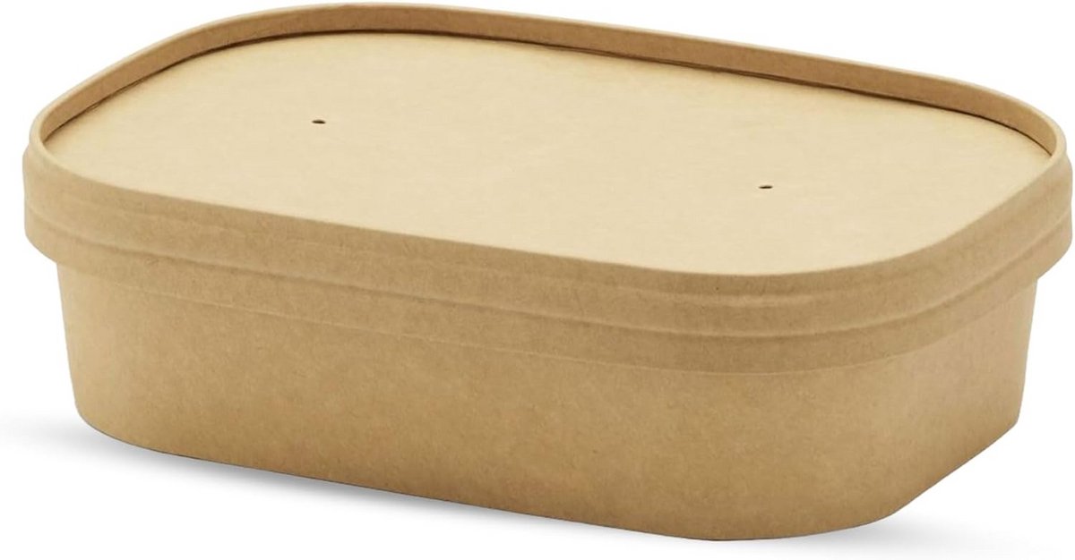 Voedselbewaarcontainers met Deksel 10 x 500ml Stapelbaar Rechthoekig
