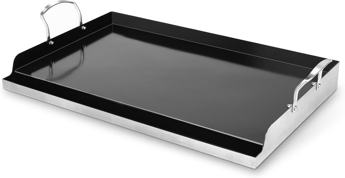 Universele Grillplaat - Bakplaat Plancha - Perfect Grillen - Antiaanbaklaag - 634 x 408 cm