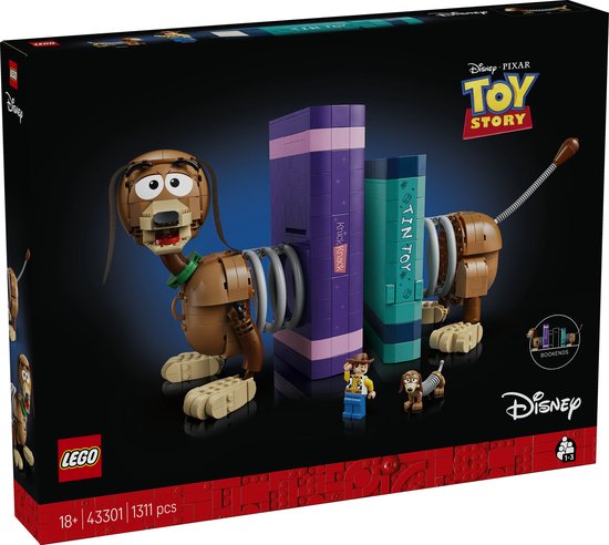 LEGO Disney et Pixar Toy Story Sergent Slinky Serre-livres Kit de construction pour adultes - 43301