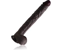 JustFun Mega XXL Realistische Dildo - 36 CM - Met Zuignap - 5.5 cm Diameter - Extra Groot - Sex Toys voor Mannen & Vrouwen