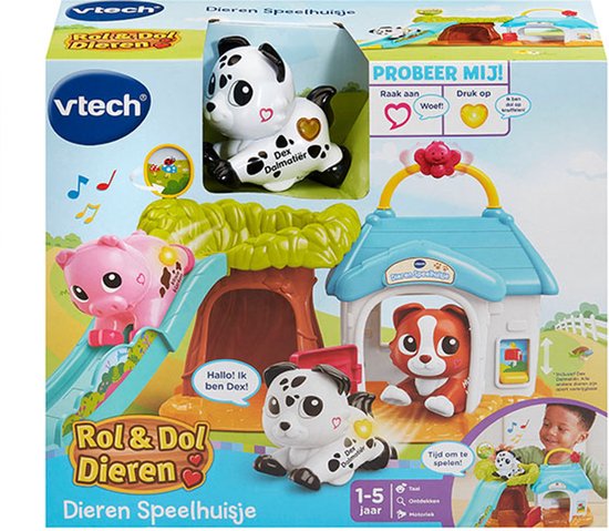 VTech - Rol & Dol Dieren - Dieren Speelhuisje van Merkloos — afbeelding 4