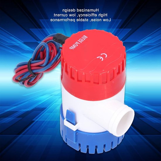 12V 24V Bilge Pump 1100 GPH - Stille, Duurzame en Efficiënte Onderwaterpomp voor Diverse Toepassingen — afbeelding 3