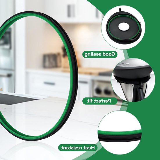 Siliconen afdichtring voor Thermomix TM31, vervangend deksel, geschikt voor keukenmachines en kookapparatuur van Merkloos — afbeelding 5